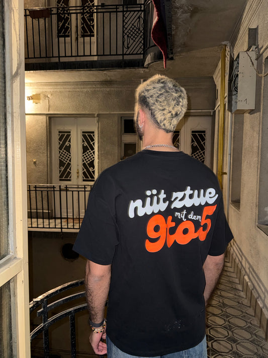 nüt ztue mit dem 9to5 - Schwarz